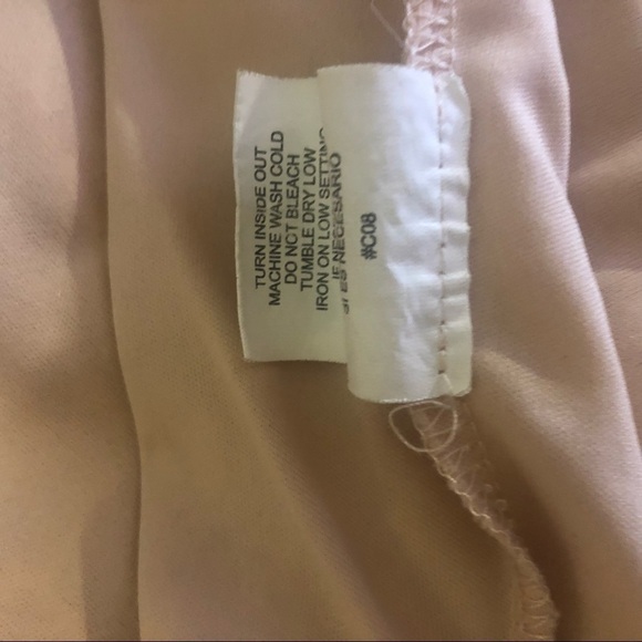 Lily Rose Bateau Neck Low-Back Dress Fit & Flared Ivory Lace Over Cream Size Sm - Picture 9 of 9